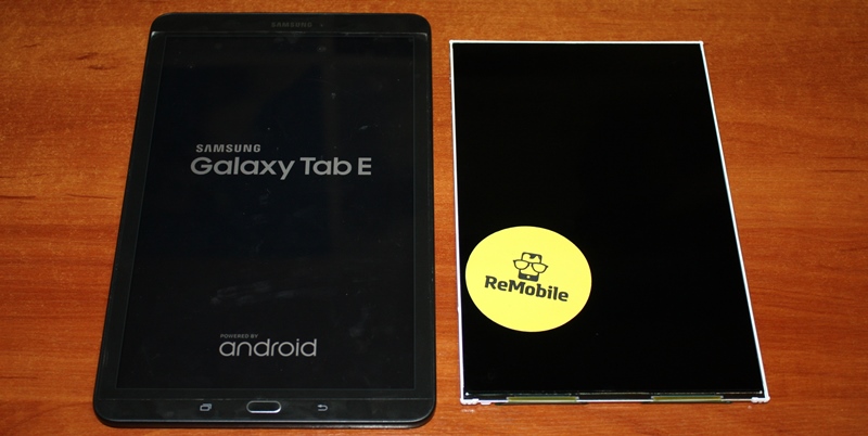 Дисплей раздельно без сенсора Galaxy Tab E