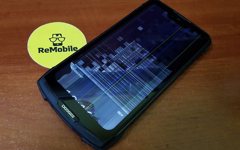 Раздавленный экран Doogee S90