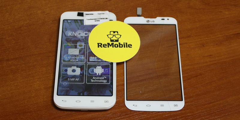 Замена стекла экрана LG D410