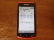 Lenovo S820 упал и разбился 