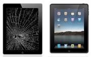 Замена разбитого стекла и сенсорного экрана на iPad